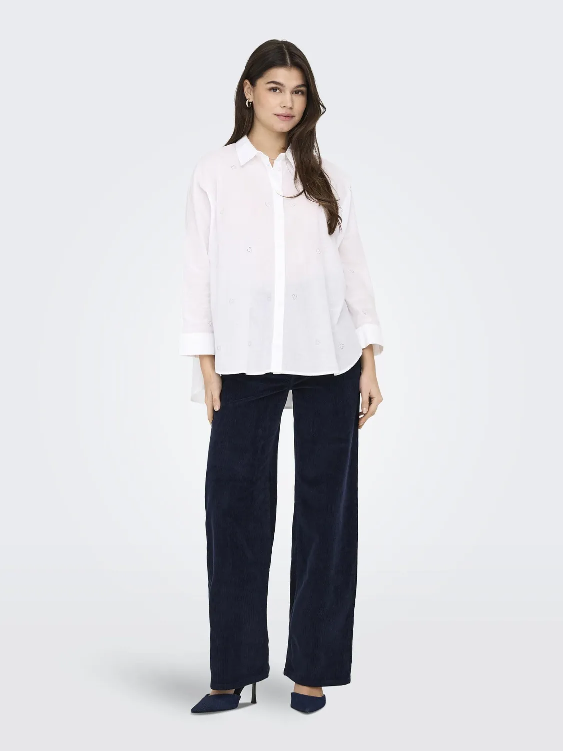 ONLY Lina Grace camicia ricamata donna taglia S