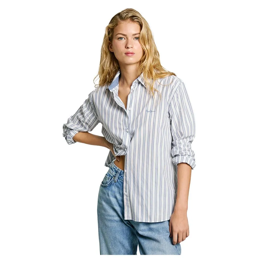 Pepe Jeans Clever camicia donna maniche lunghe regular