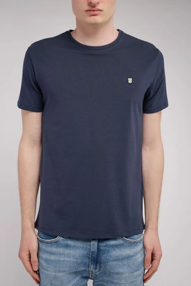 Teddy Smith T-Taho MC t-shirt uomo navy cotone