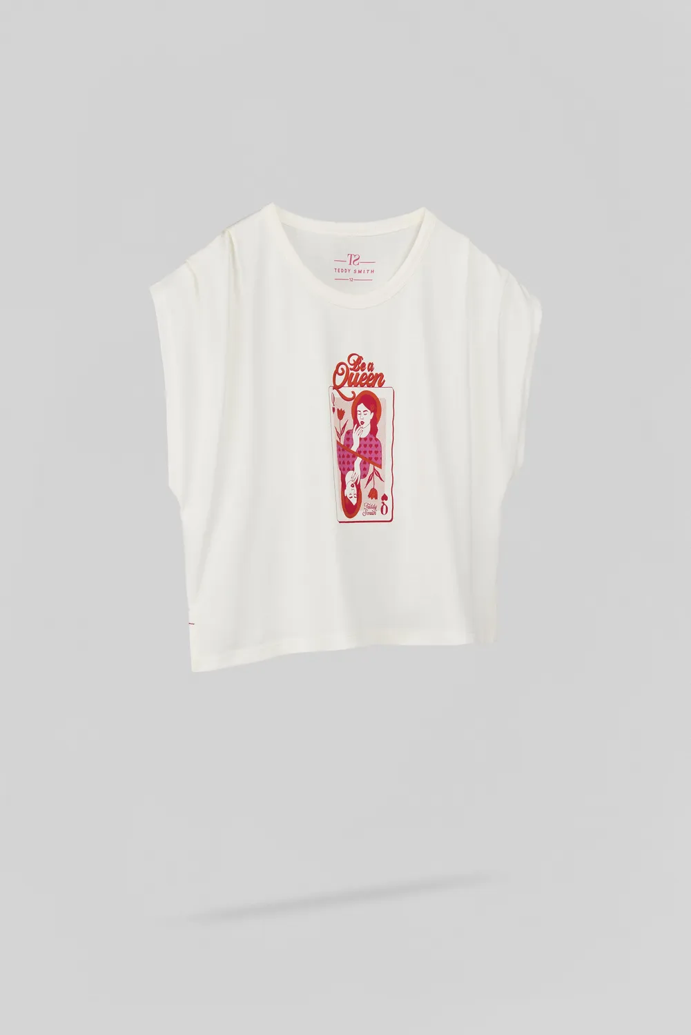 Teddy Smith T-Daisy Canotta Bambina Middle White Cotone