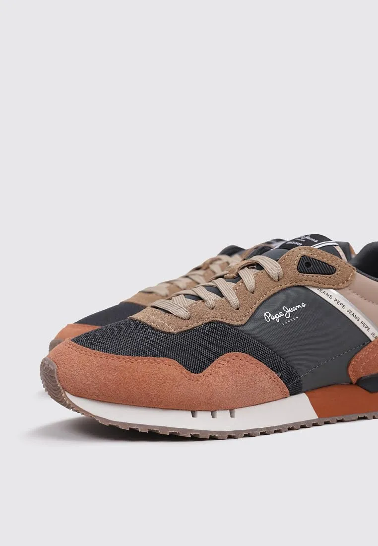 Pepe Jeans London Grade sneakers uomo pelle marrone