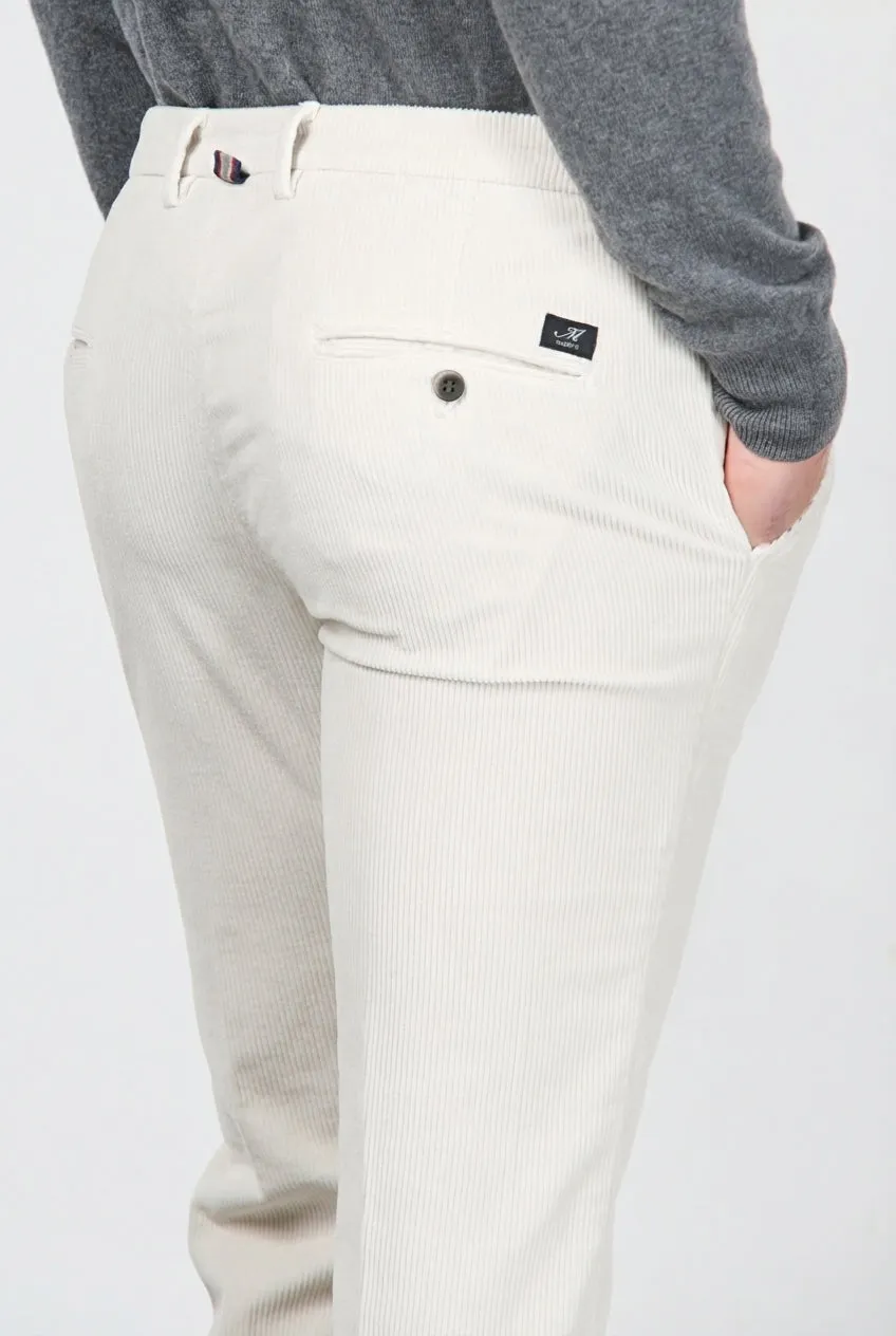 Mason's Milano pantalone chino velluto stucco extra slim