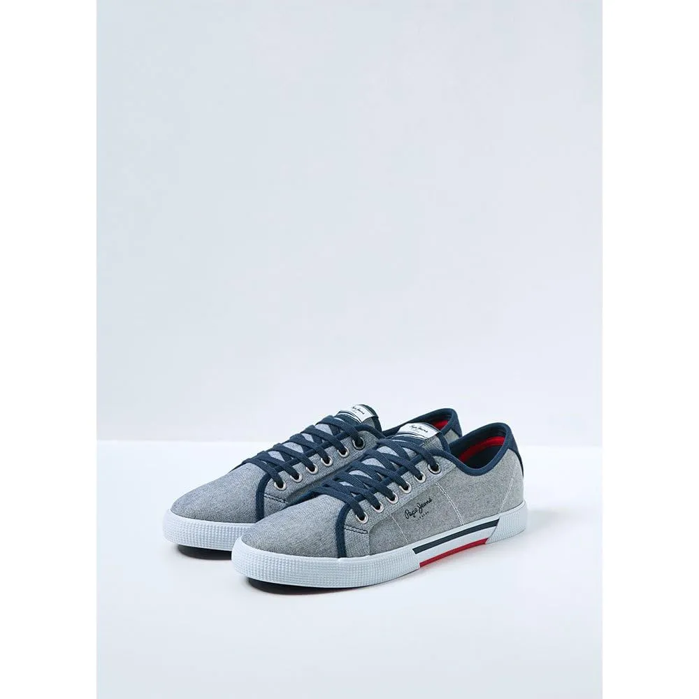 Pepe Jeans Brady sneakers blu 43 EU tela