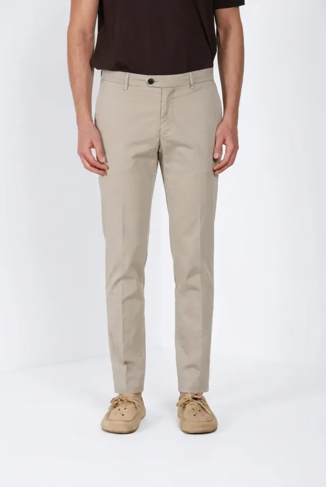 Mason's New York Chino Uomo Regular Sabbia Twill Stretch