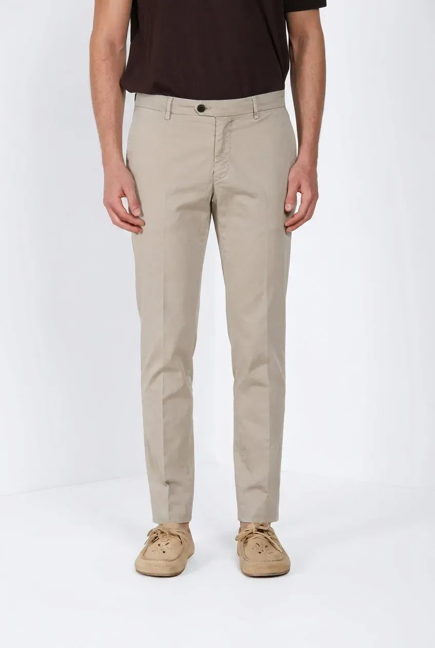 Mason's New York Chino Uomo Regular Sabbia Twill Stretch
