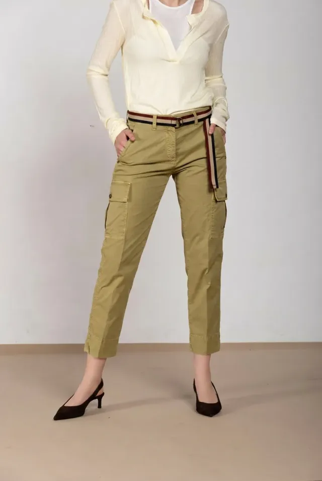 Mason's Marlene Cargo cargo donna verde acido