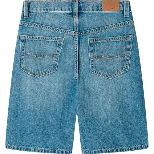 Pepe Jeans Dan pantaloncini jeans ragazzo 14 anni lavaggio medio