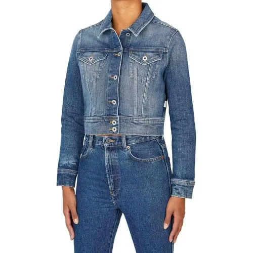 Pepe Jeans Giacca Jeans Donna L Corta Lavaggio Scuro