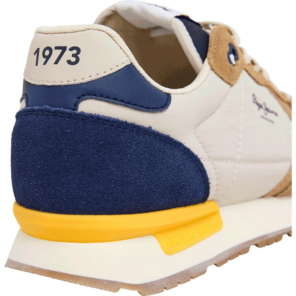 Pepe Jeans Brit Camp Sneaker Uomo 45 Marrone Retro