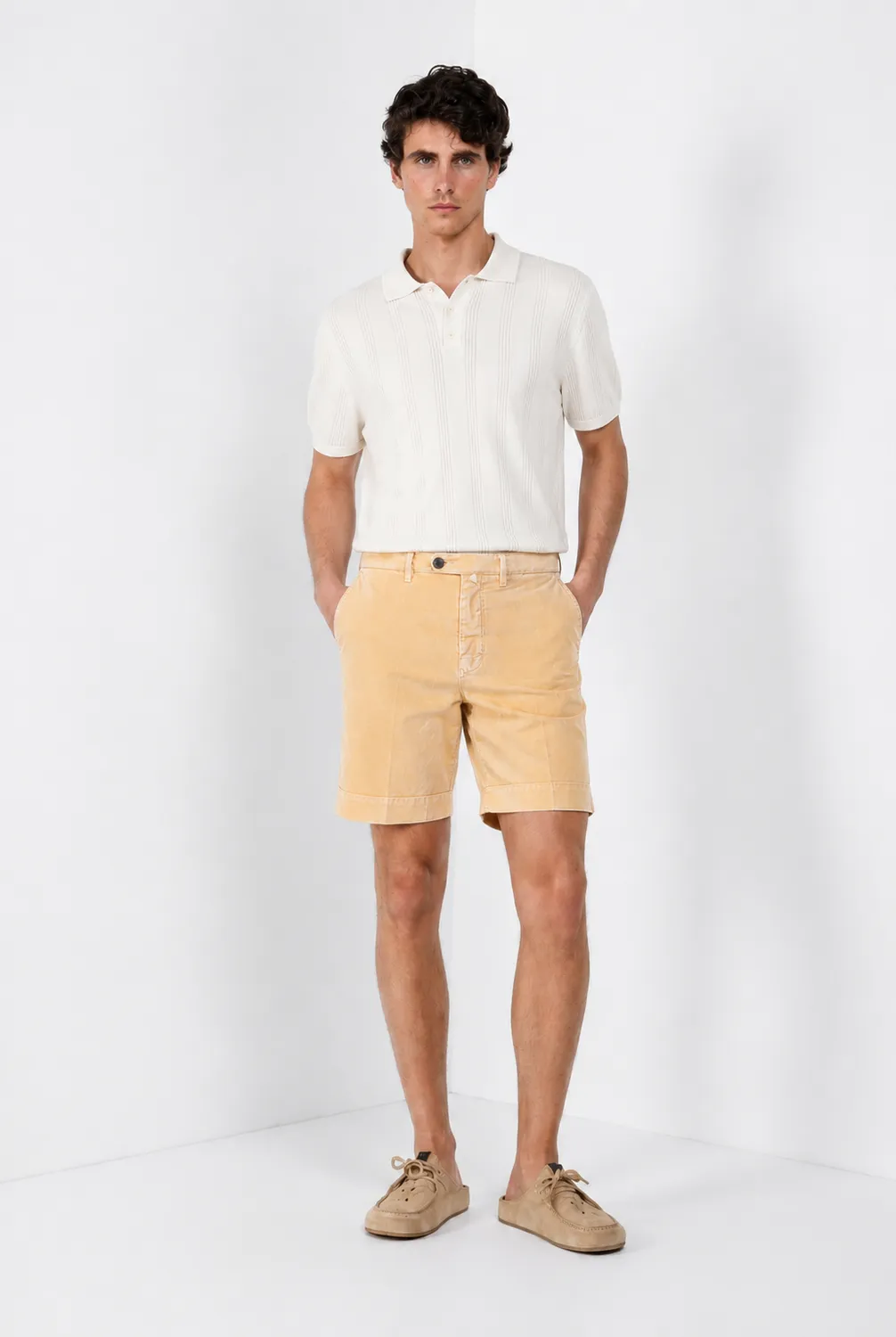 Mason's Boston bermuda chino uomo corallo relaxed