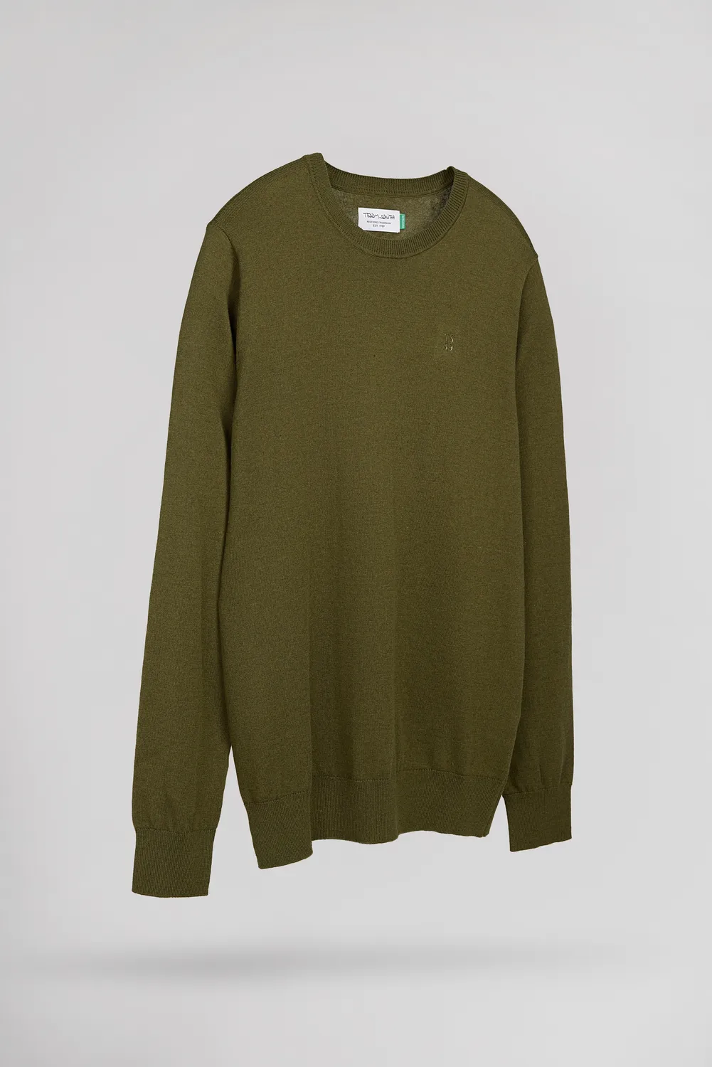 Teddy Smith P-Martino maglione girocollo verde oliva