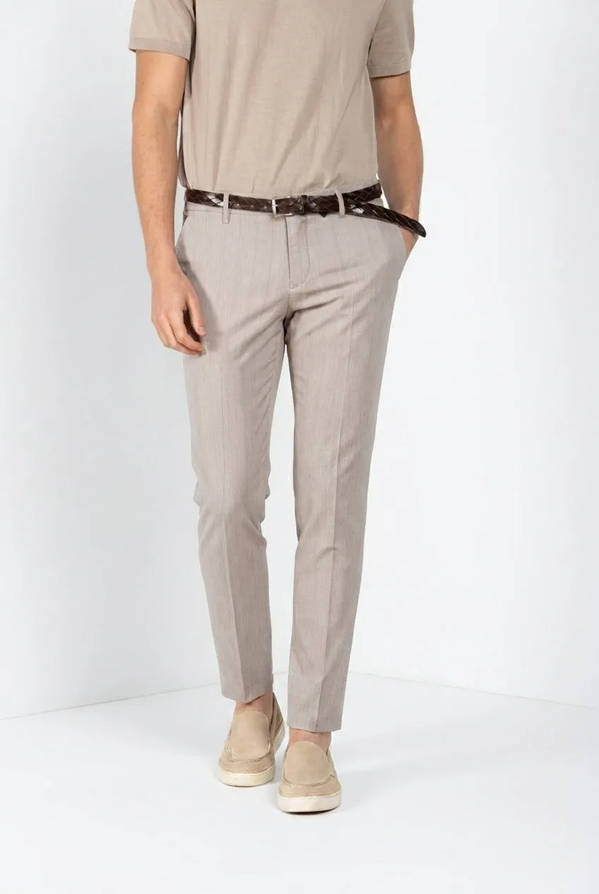 Mason's Milano pantalone chino beige chiaro extra slim