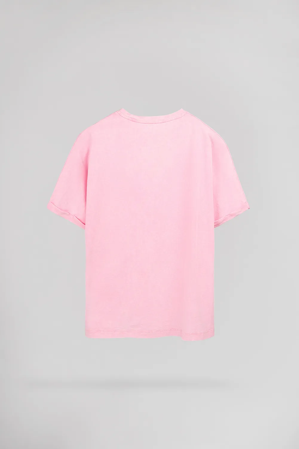 Teddy Smith T-Glitter MC t-shirt oversize rosa
