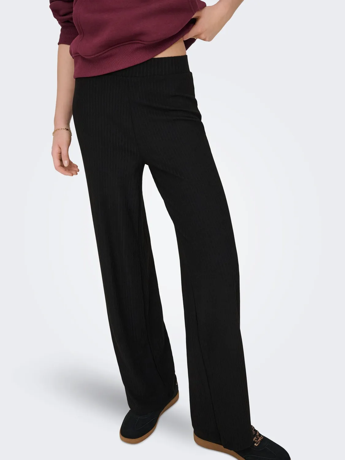 ONLY ONLEMMA Regular Trousers pantaloni donna neri L