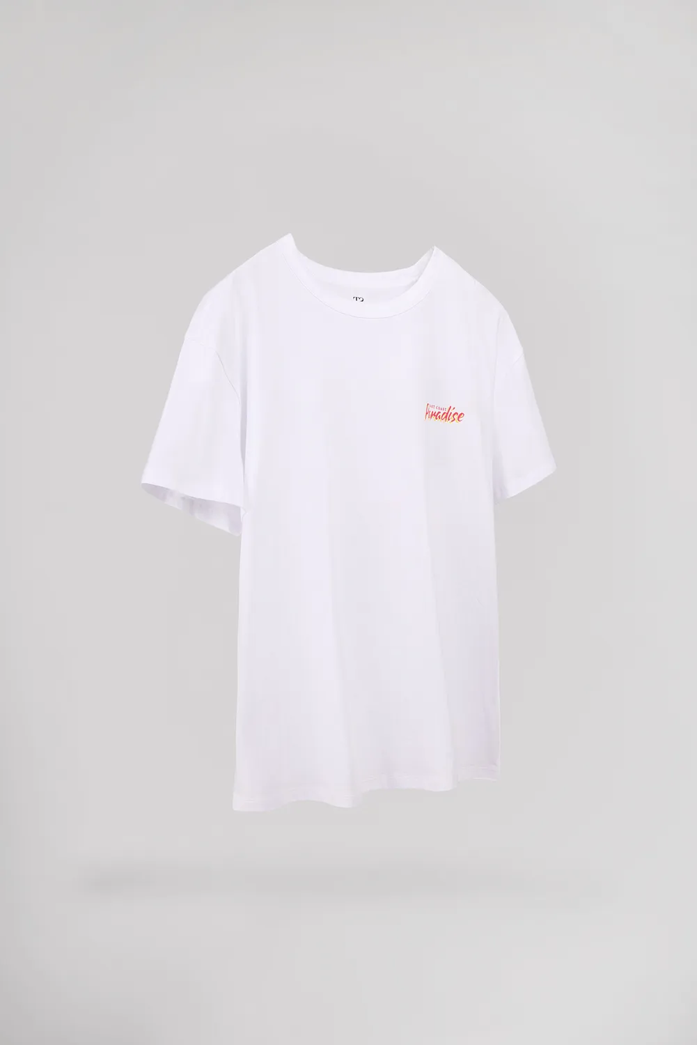 Teddy Smith T-PLAYA BLANC t-shirt bianca oversize donna