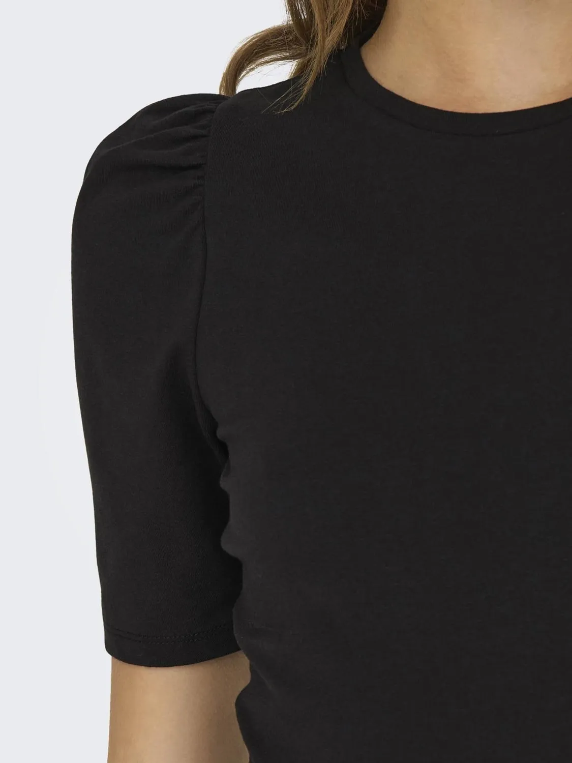 ONLY Onllive Love top puff nero donna