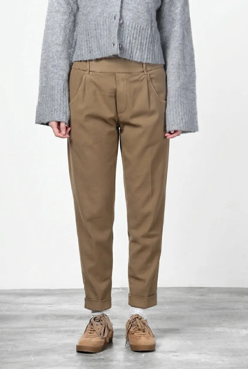 Mason's New York Jogger chino donna beige relaxed fit