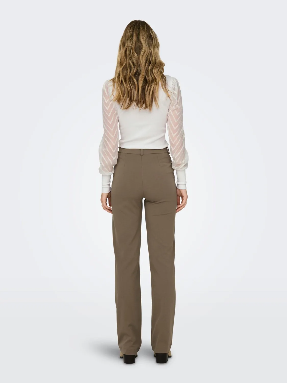 Only Onlraffy-Yo Life Mid pantaloni donna neri L dritti