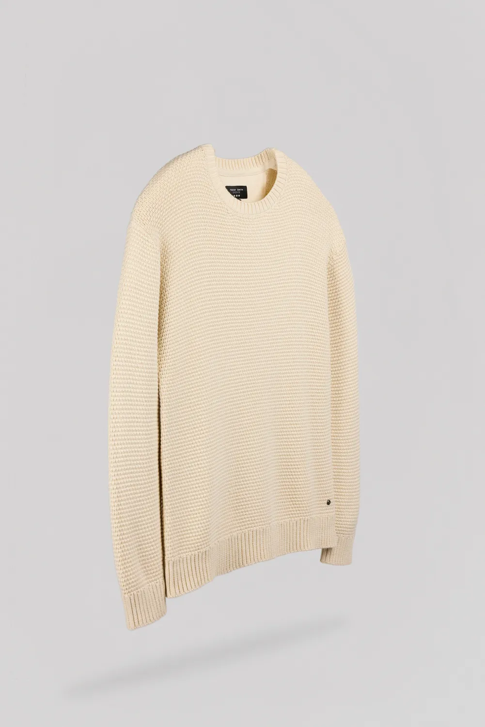 Teddy Smith P-Howard maglione cotone beige lin