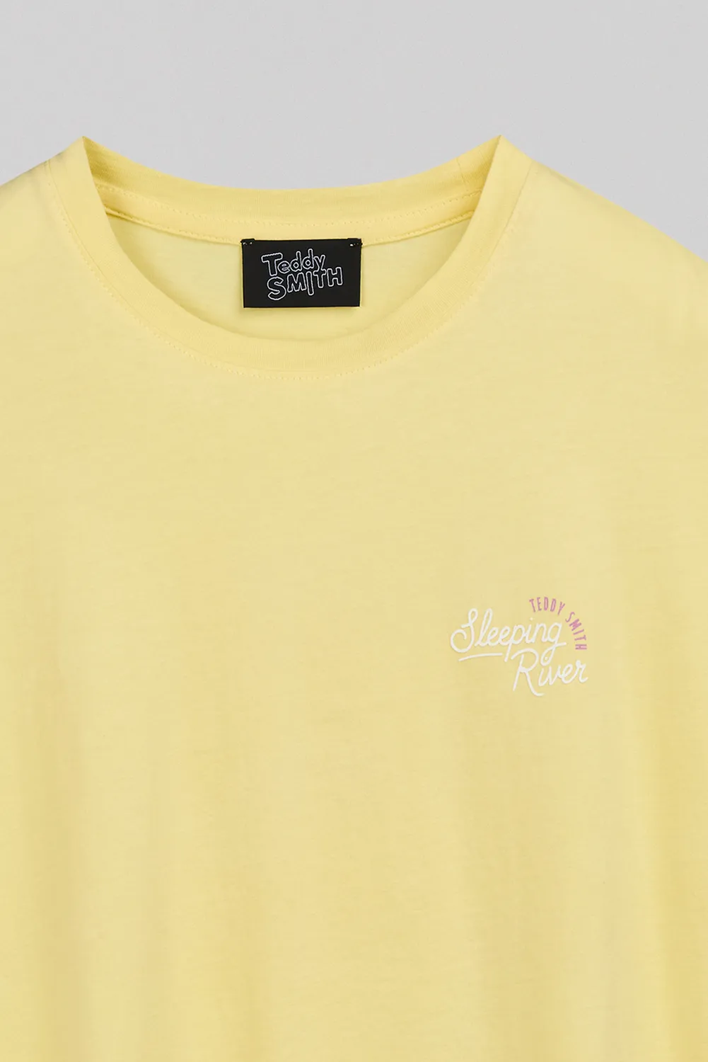 Teddy Smith T-Monty MC t-shirt giallo citron relaxed