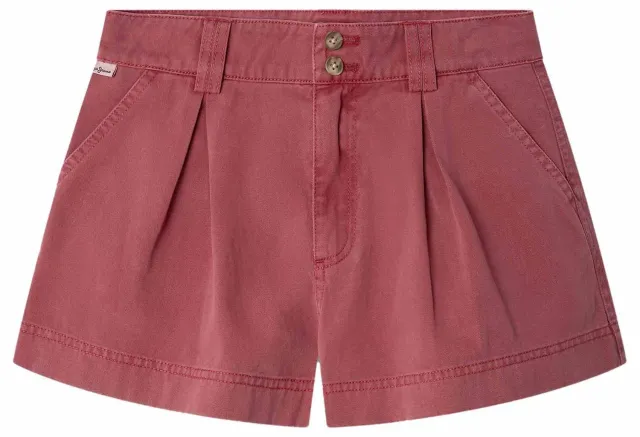 Pepe Jeans Ivory shorts bambina 12 anni twill cotone