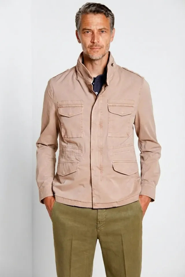 Mason's M74 Delamere Giubbotto Uomo Terra Twill Stretch