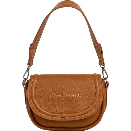 Pepe Jeans Crisha Code Borsa Donna Sella PU con Tracolla