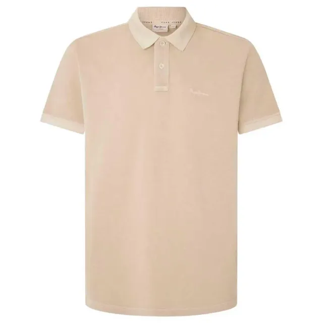 Pepe Jeans New Oliver Polo Uomo Base Beige Piqué