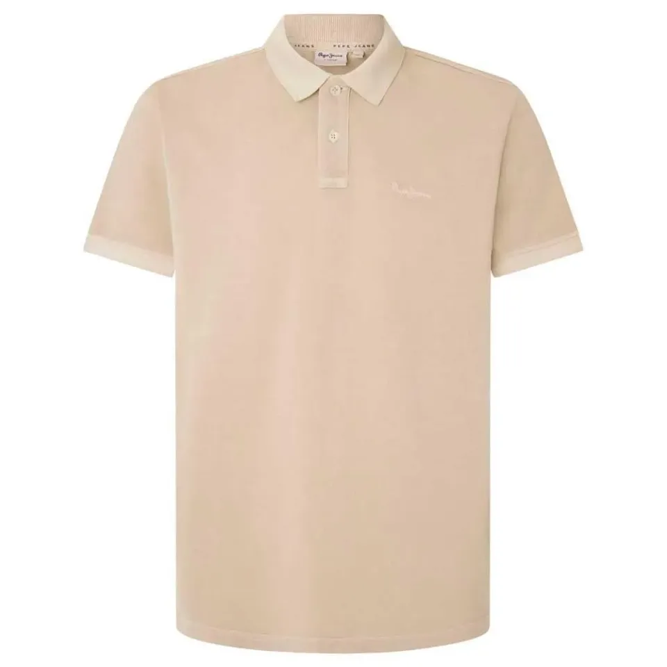 Pepe Jeans New Oliver Polo Uomo Base Beige Piqué