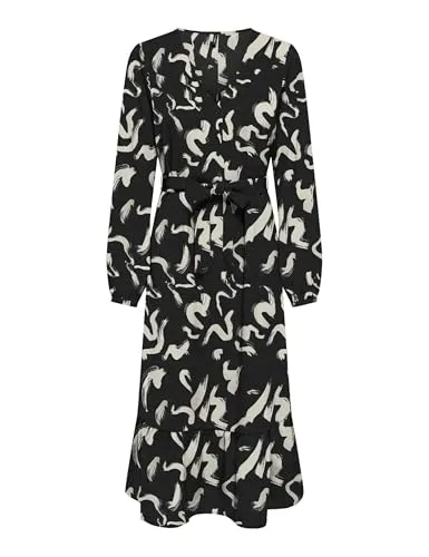 Only Onlnova Life Vis Amy abito lungo donna taglia L