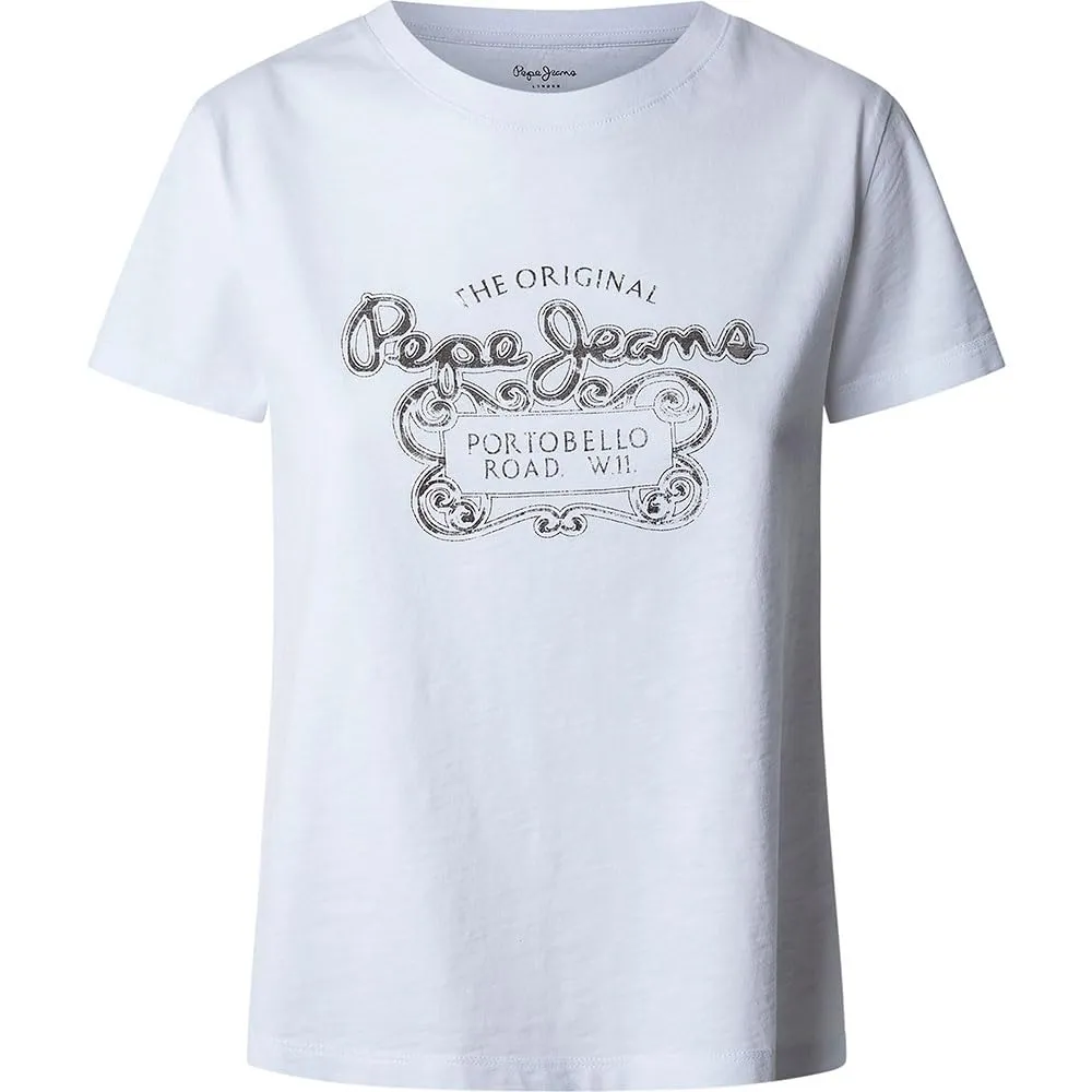 Pepe Jeans Rosabella t-shirt donna bianca M logo