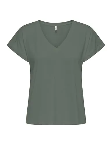 ONLY Onlfree Life top scollo a V pizzo