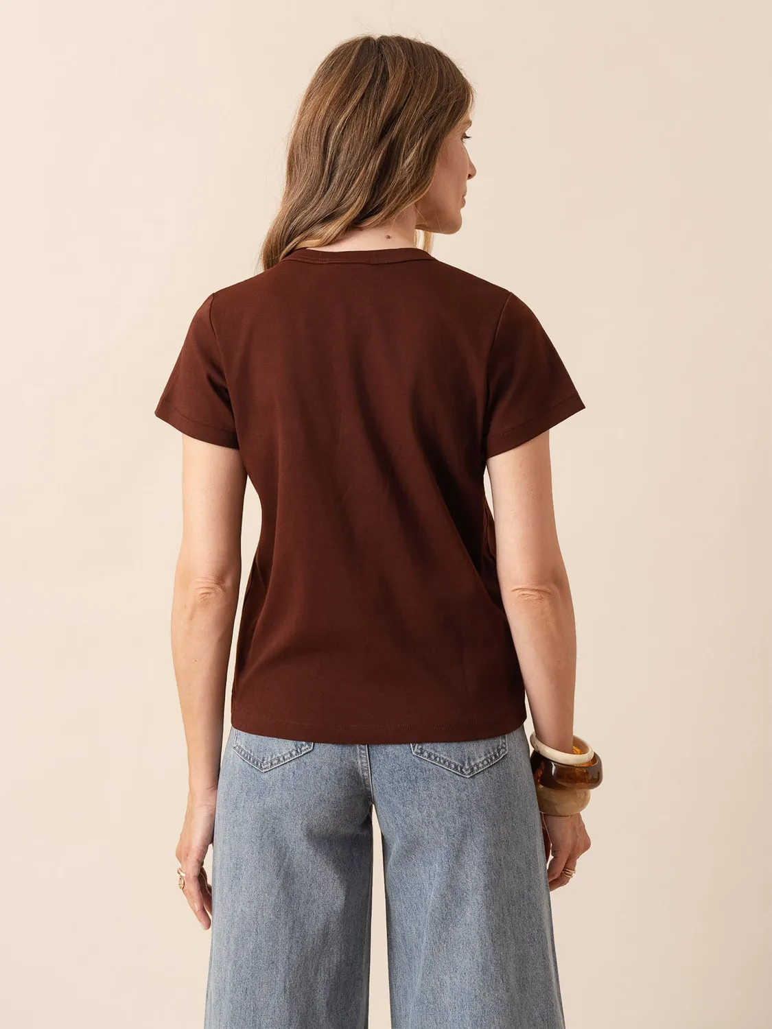 Oraije Oni t-shirt cotone paprika