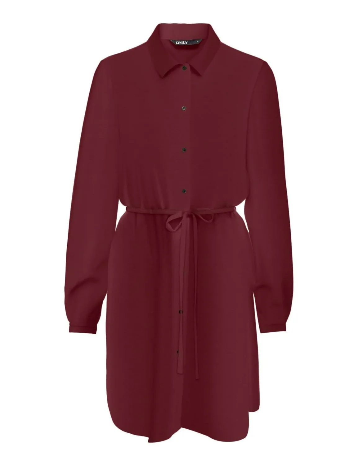ONLY Onlnova Life Vis L/S Shirt Dress abito viola amaranto