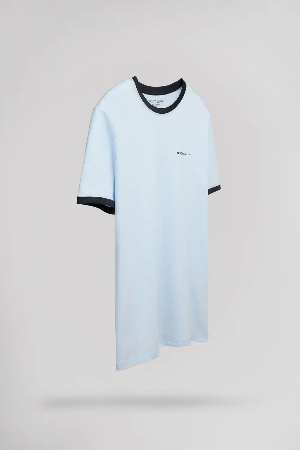 Teddy Smith The-Tee 2 R t-shirt uomo azzurro chiné