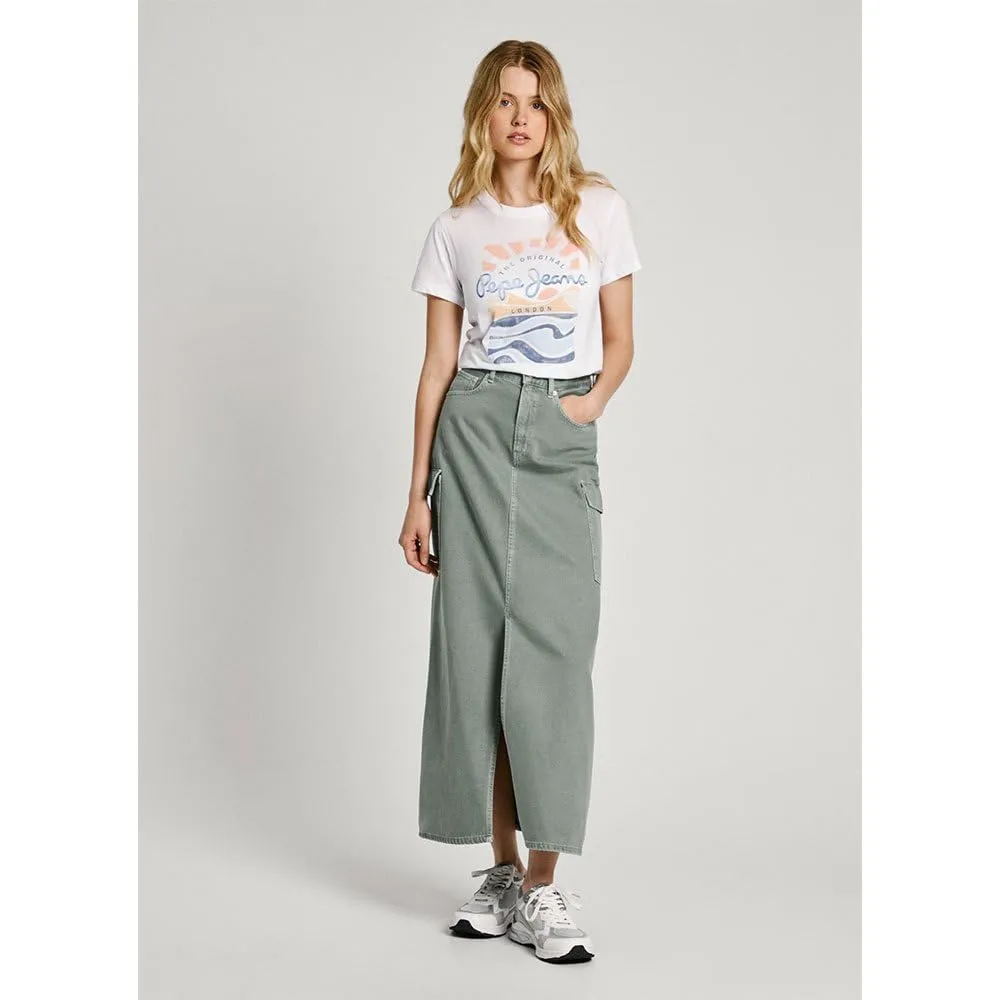 Pepe Jeans Esha t-shirt donna XS corta grafica logo
