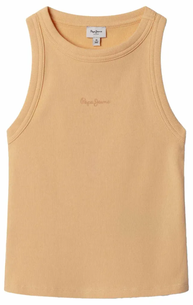 Pepe Jeans Giselle canotta bambina 10 anni costine