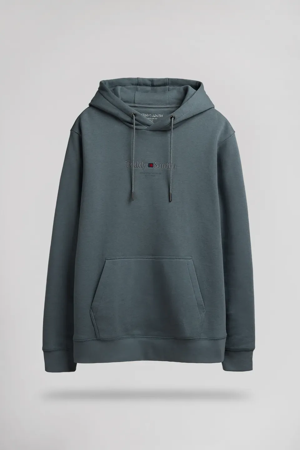 Teddy Smith S-Jim Hoody felpa uomo grigia cappuccio