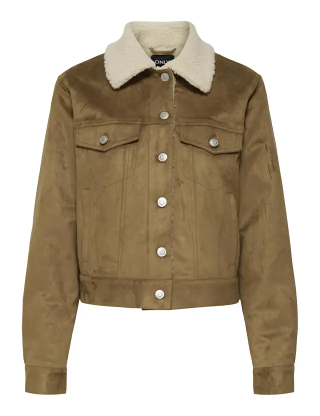ONLY Onltulip Life Faux Suede Giacca XL Scamosciata