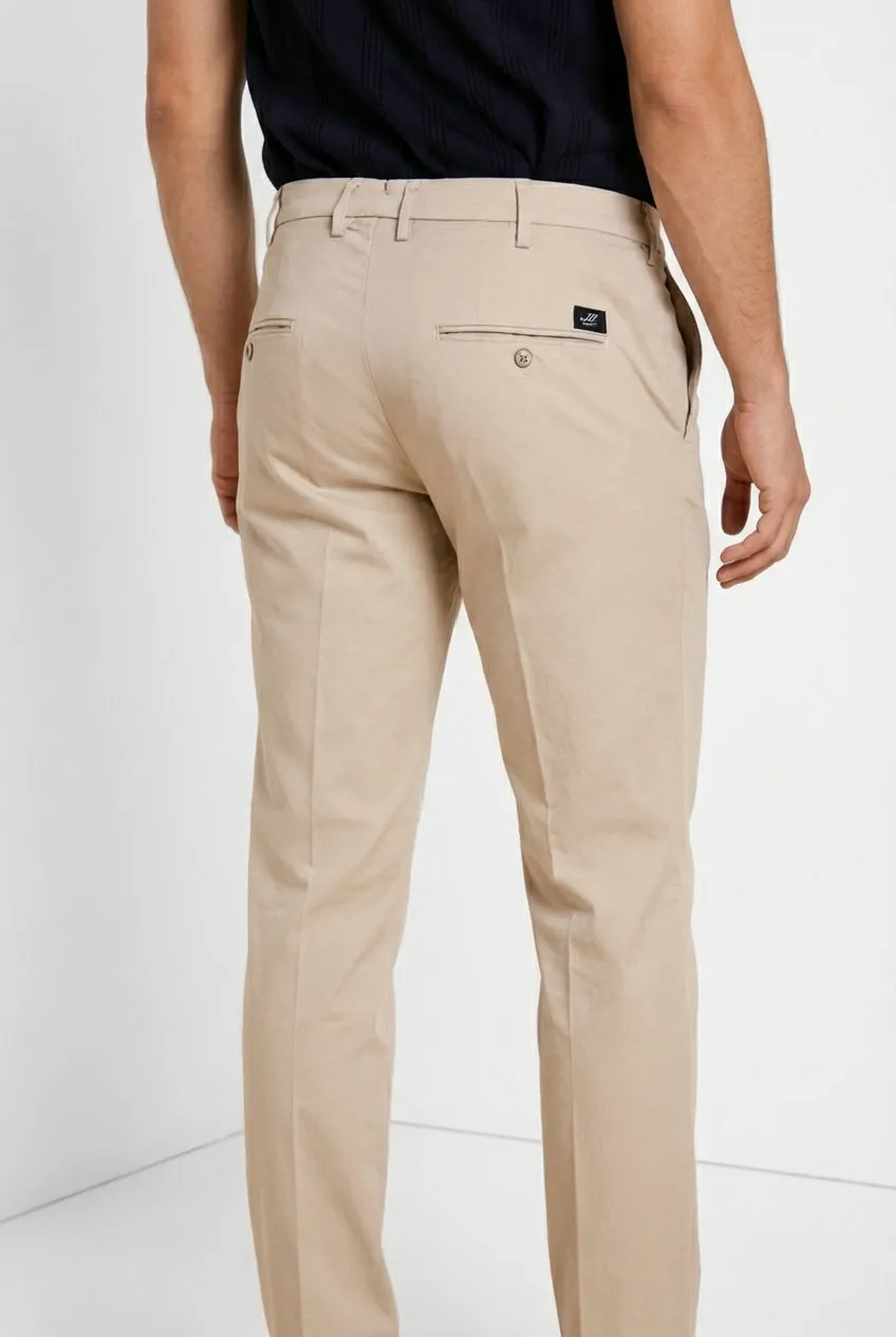 Mason's New York chino gabardina beige chiaro regular