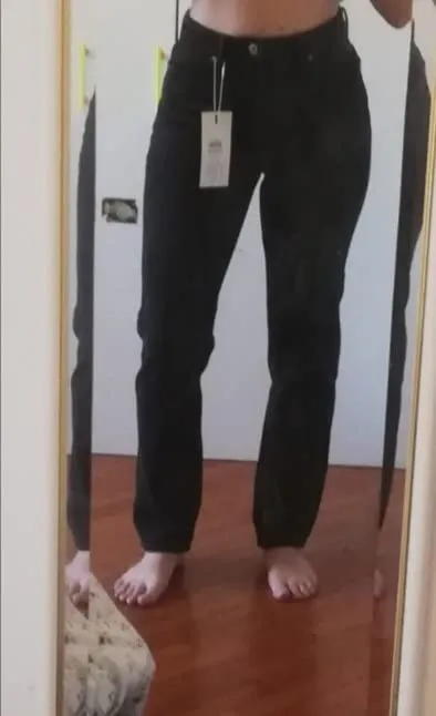 ONLY ONLWAUW High Waist jeans flare vita alta blu