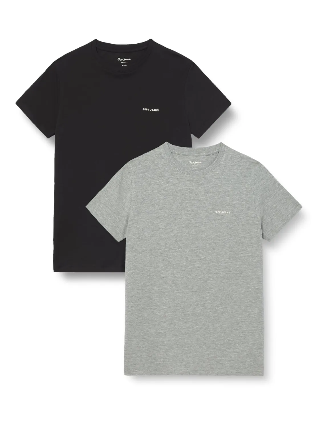 Pepe Jeans Basic Logo Stretch T-Shirt Uomo L Navy Cotone
