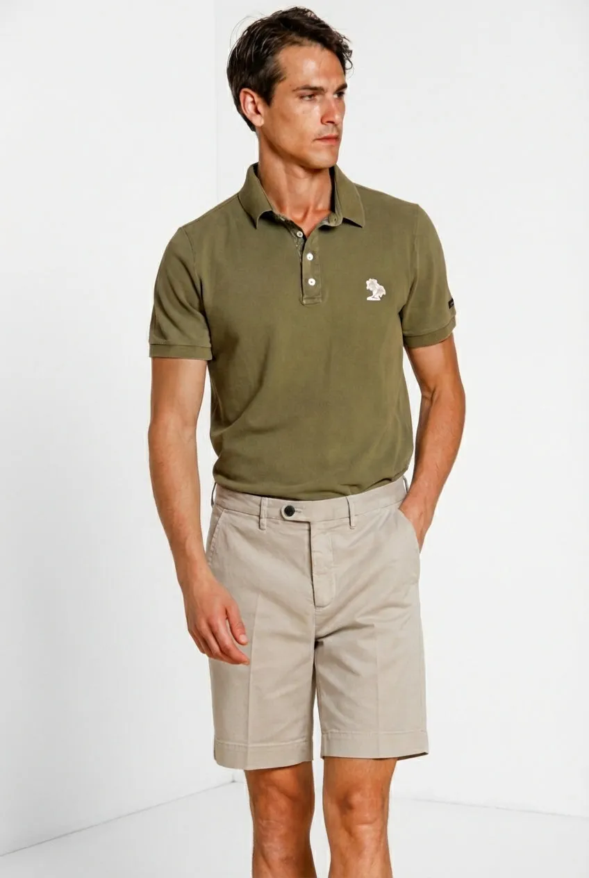 Mason's Leopardi polo rosmarino cotone