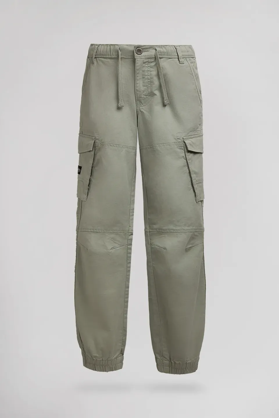 Teddy Smith P-Murray Cargo Pantalone Bambino Verde Cotone