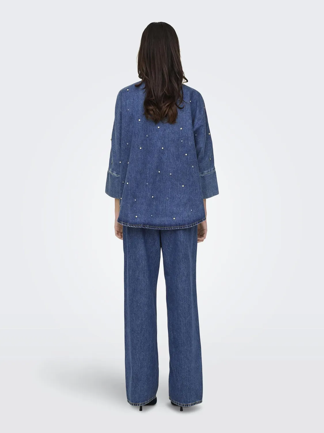 ONLY ONLGRACE camicia jeans donna M denim