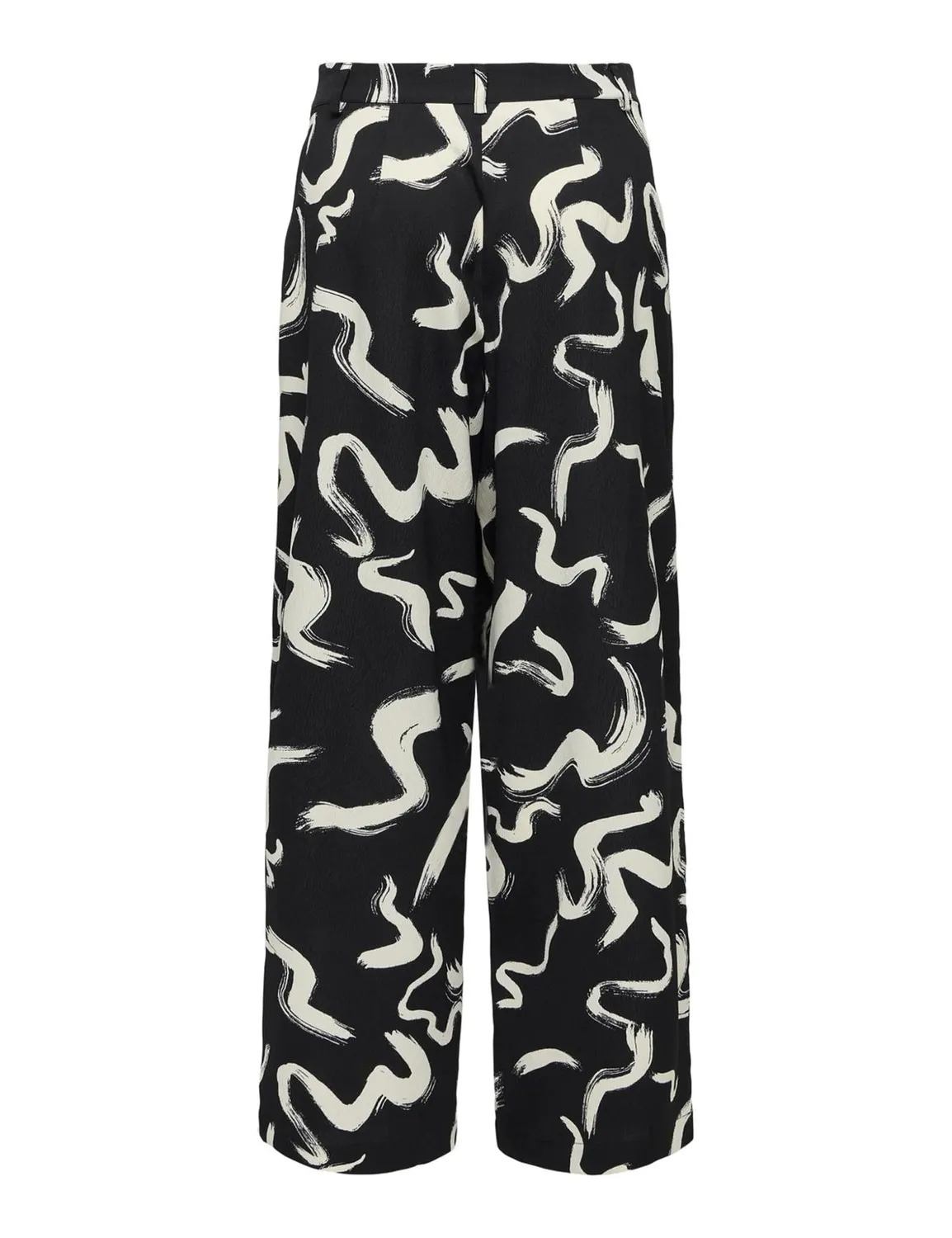 Only Onlnova Life Vis Lesli Pant Aop Pantaloni S Nero