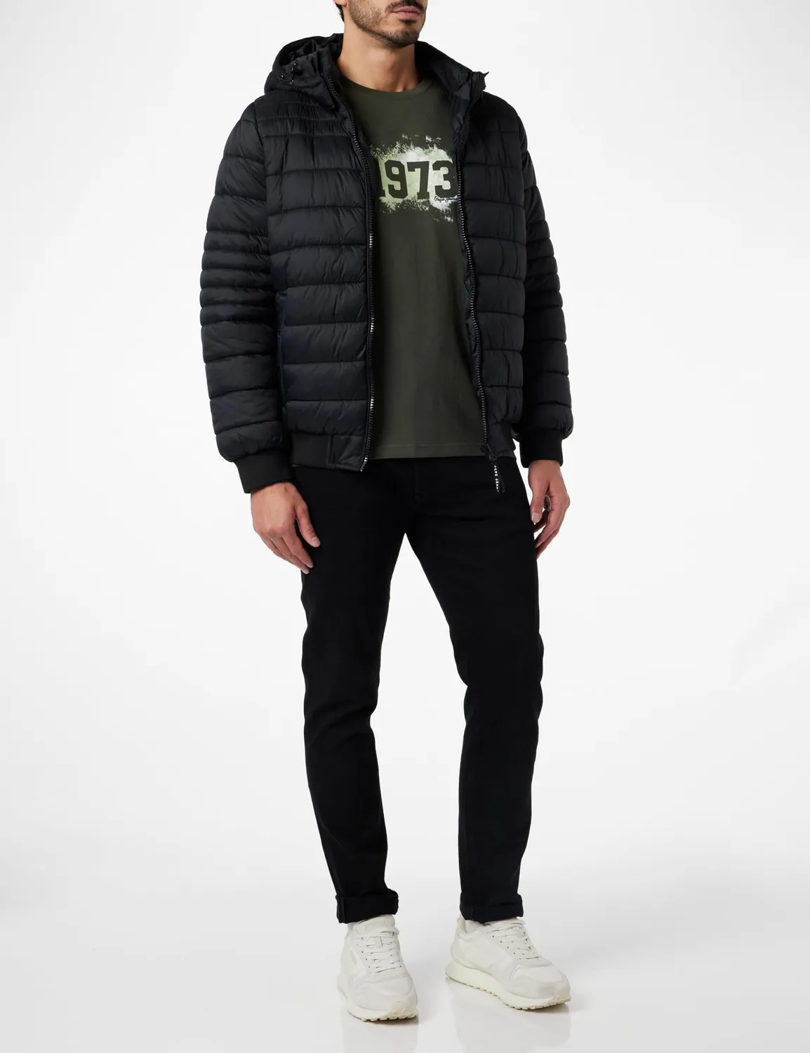 Pepe Jeans Billy piumino uomo nylon blu Dulwich M