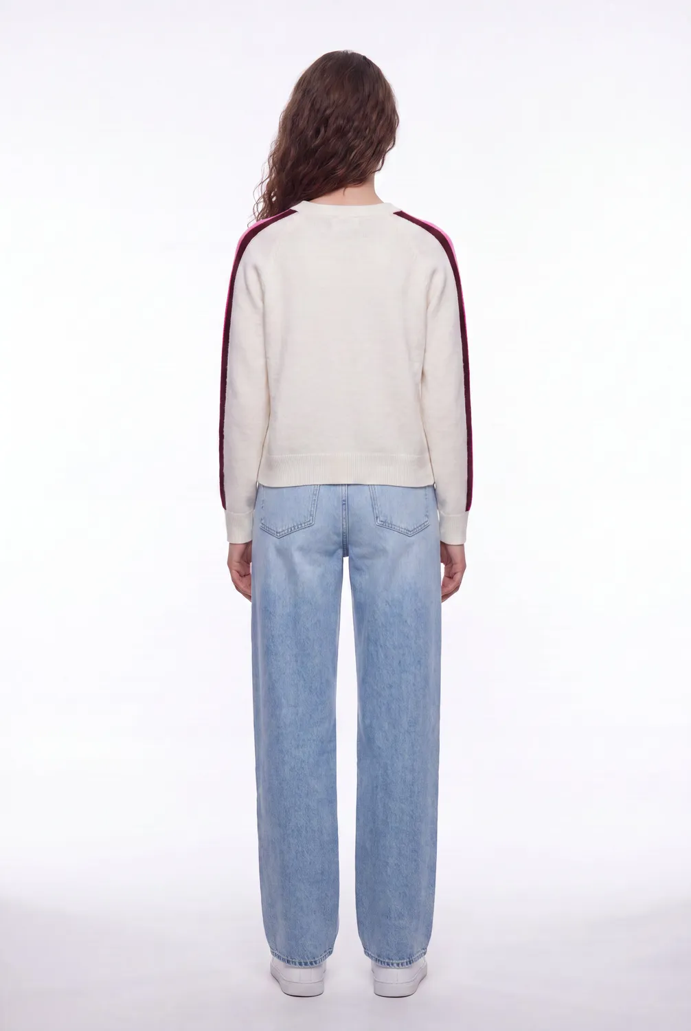 Teddy Smith P-Nana Middle White pull bianco donna