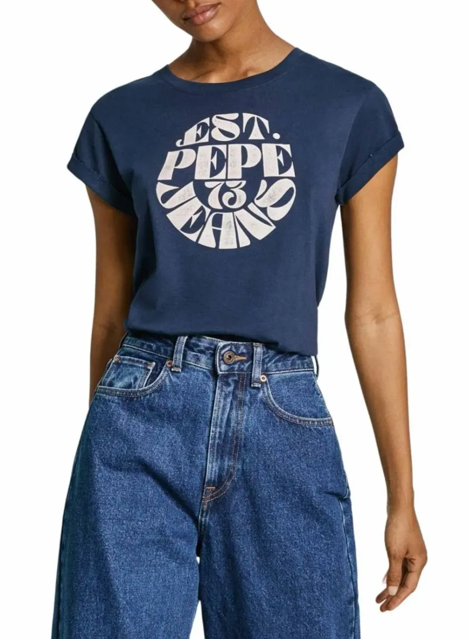 Pepe Jeans Elvia T-Shirt Donna M Girocollo