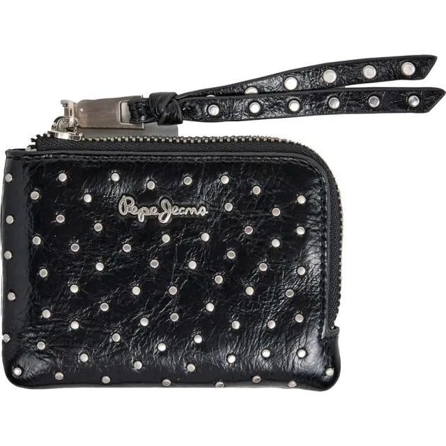 Pepe Jeans Dahlia portafoglio donna nero zip RFID
